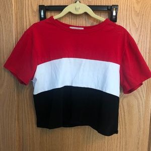 🖤SALE 🖤Striped cropped tee